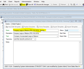 Accounts Production - Cloning Accounts Production Templates for Customisation